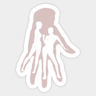 Hands of Power Sticker